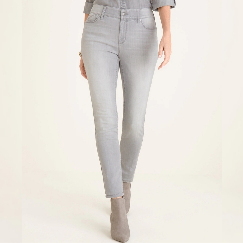 Chico's Plus Grey Secret Stretch Jegging Jean size 20